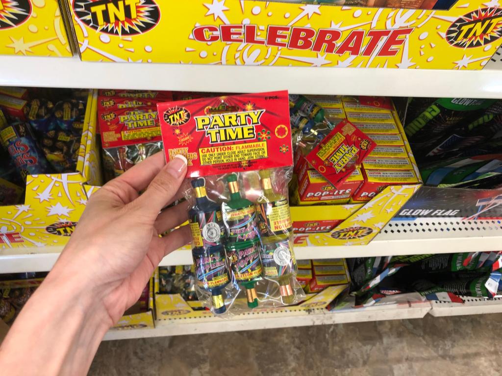 Fireworks Only 1 Each at Dollar Tree Hip2Save