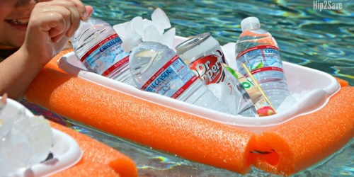 Floating Pool Noodle Cooler (Summer Dollar Store Hack)