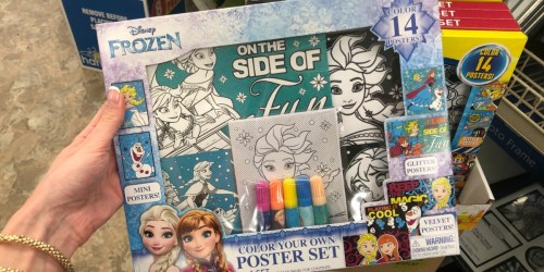 Disney Color Your Own Poster Kits Only $1 at Dollar Tree & More (Great Summer Activity)