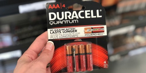 Office Depot/OfficeMax: Duracell Quantum AAA Batteries Possibly Only 64¢ (Regularly $12.49)