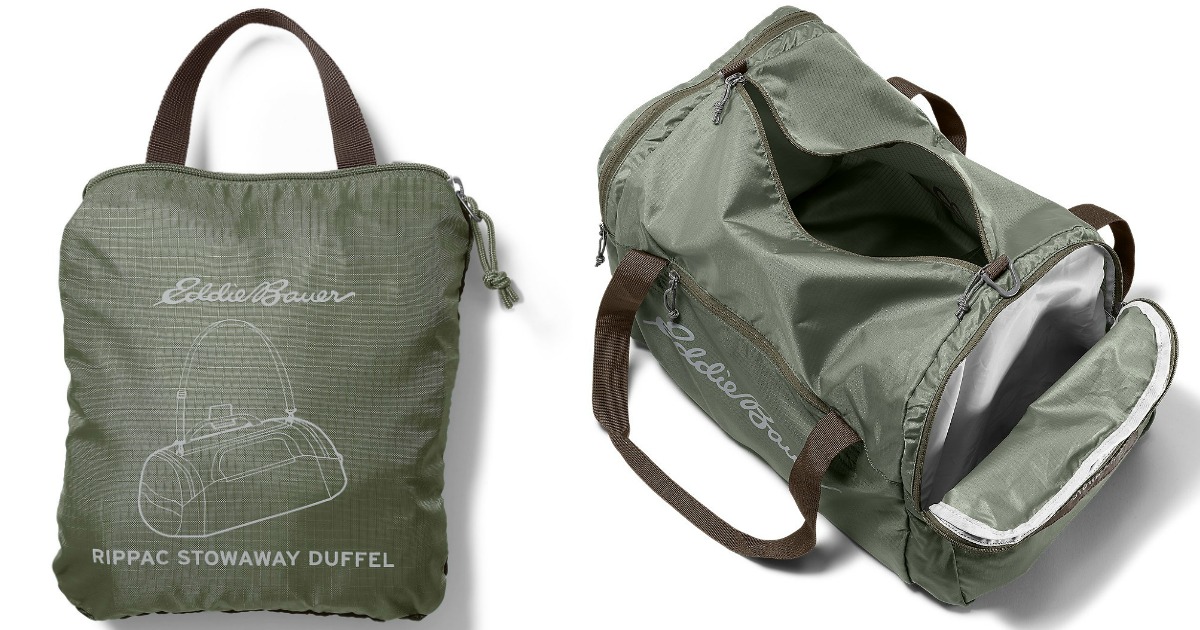 Eddie Bauer Stowaway Duffel Bags Only 20 Regularly 40