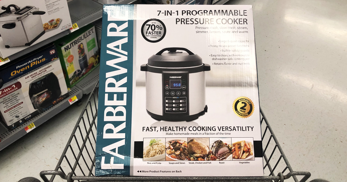 Farberware 6-Quart Digital Pressure Cooker Only $59.84 Shipped (Regularly  $80)