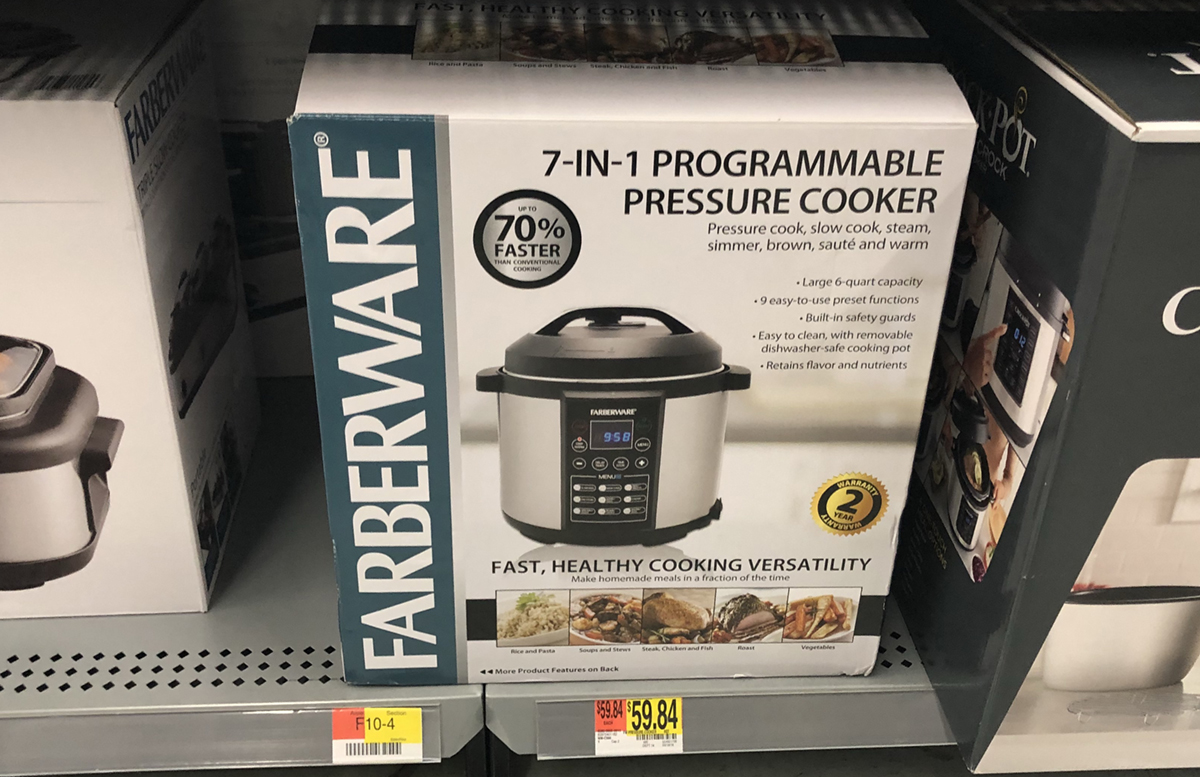 Farberware electric pressure online cooker