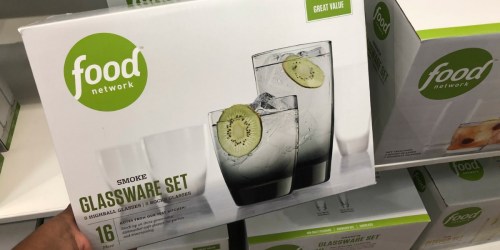 Kohl’s Cardholders: Food Network 16-Piece Glassware Sets Only $13.99 Shipped