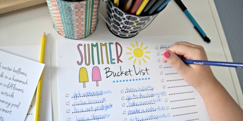 Print Our Summer Bucket List For Fun Activity Ideas (It’s FREE!)