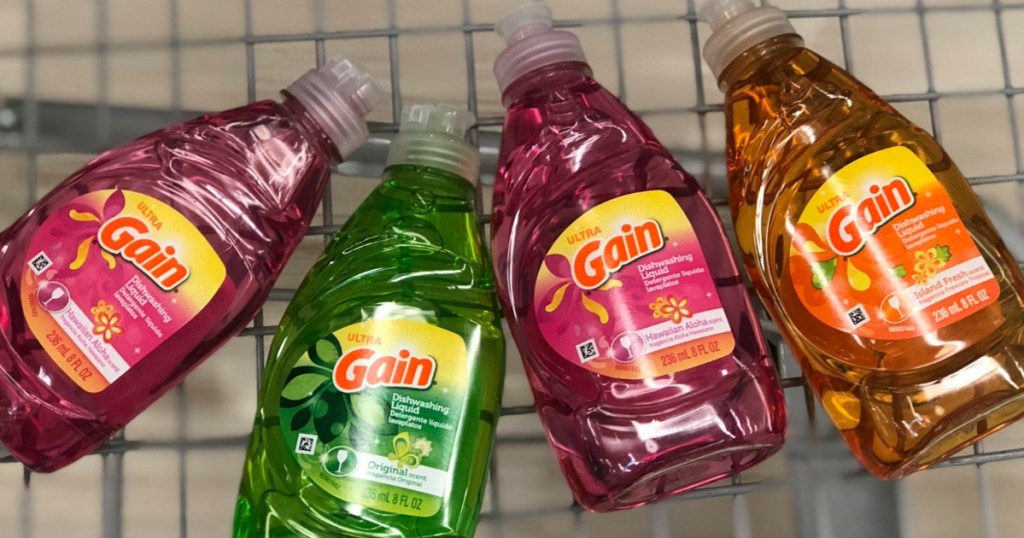 FOUR Gain Dish Soaps Only $2.75 After Rite Aid Rewards (Just 69¢ Each) - Hip2Save