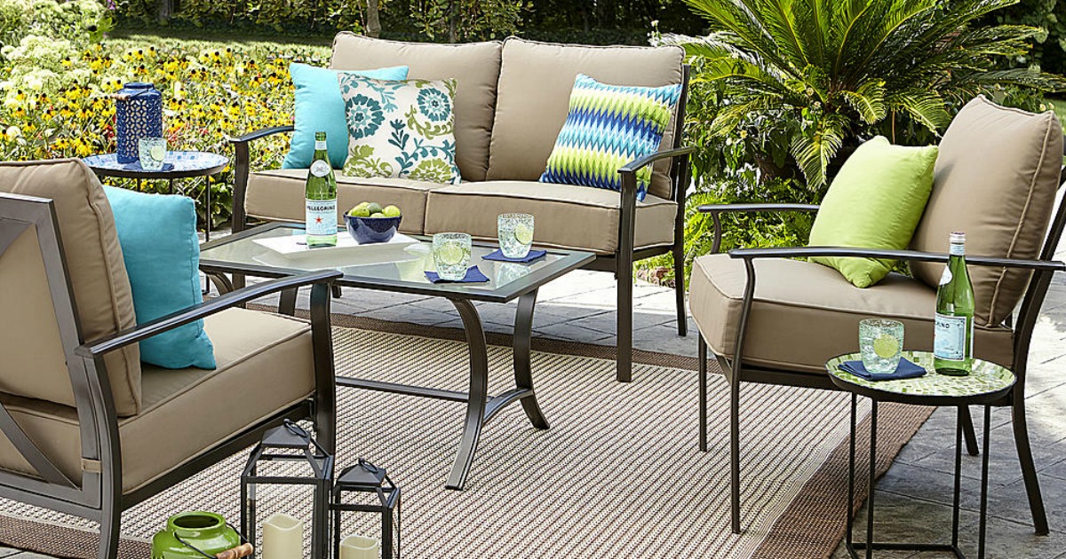 aldi wicker patio dining table