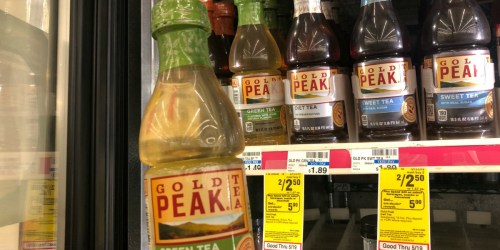 Gold Peak Tea Bottles Only 50¢ After Cash Back at CVS