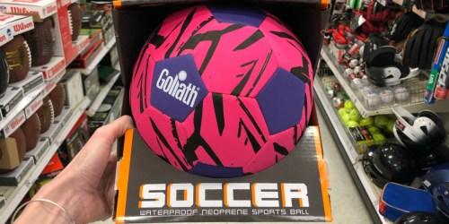 Goliath Waterproof Soccer Ball Only $9.59 at Target (Just Use Your Phone) + More