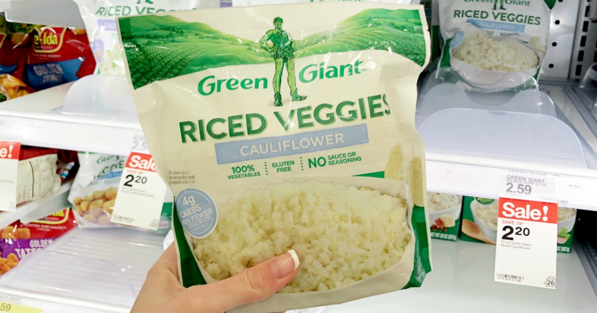 Target Green Giant Riced Veggies Only 1.20 (Great for Low Carb Meal Plans)
