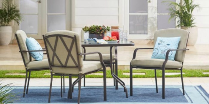 Home Depot: Hampton Bay 5-Piece Outdoor Dining Set w/ Oatmeal Cushions ONLY $149