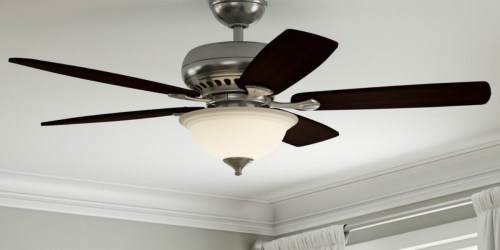 Home Depot: Hampton Bay Lighted Ceiling Fan with Remote Only $76.40 Shipped