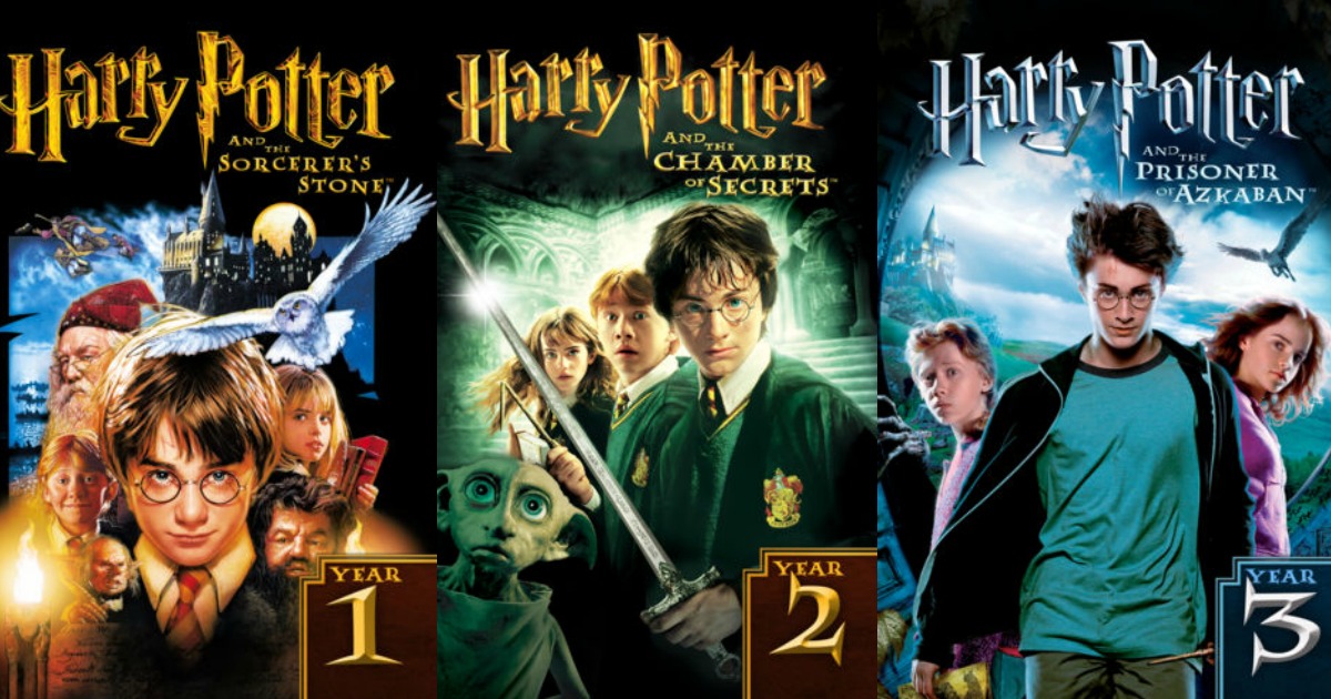 harry potter movies in order