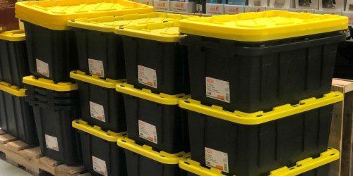 Home Depot Exclusive: 17-Gallon HDX Storage Tote Just $6.47 (In-Store Only)