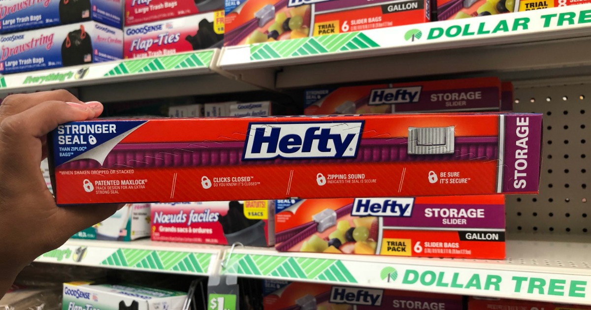 Hefty Slider Sandwich Bags Just $0.50 At Dollar Tree!