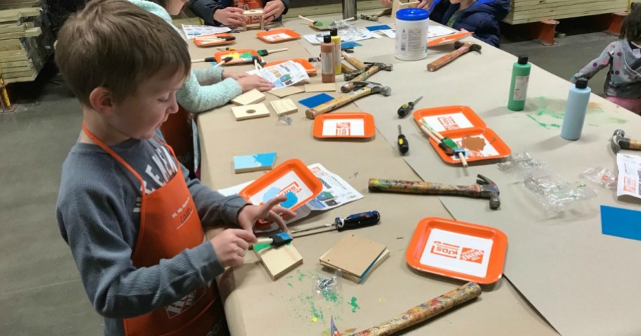 free summer fun activities for kids at the home depot workshop