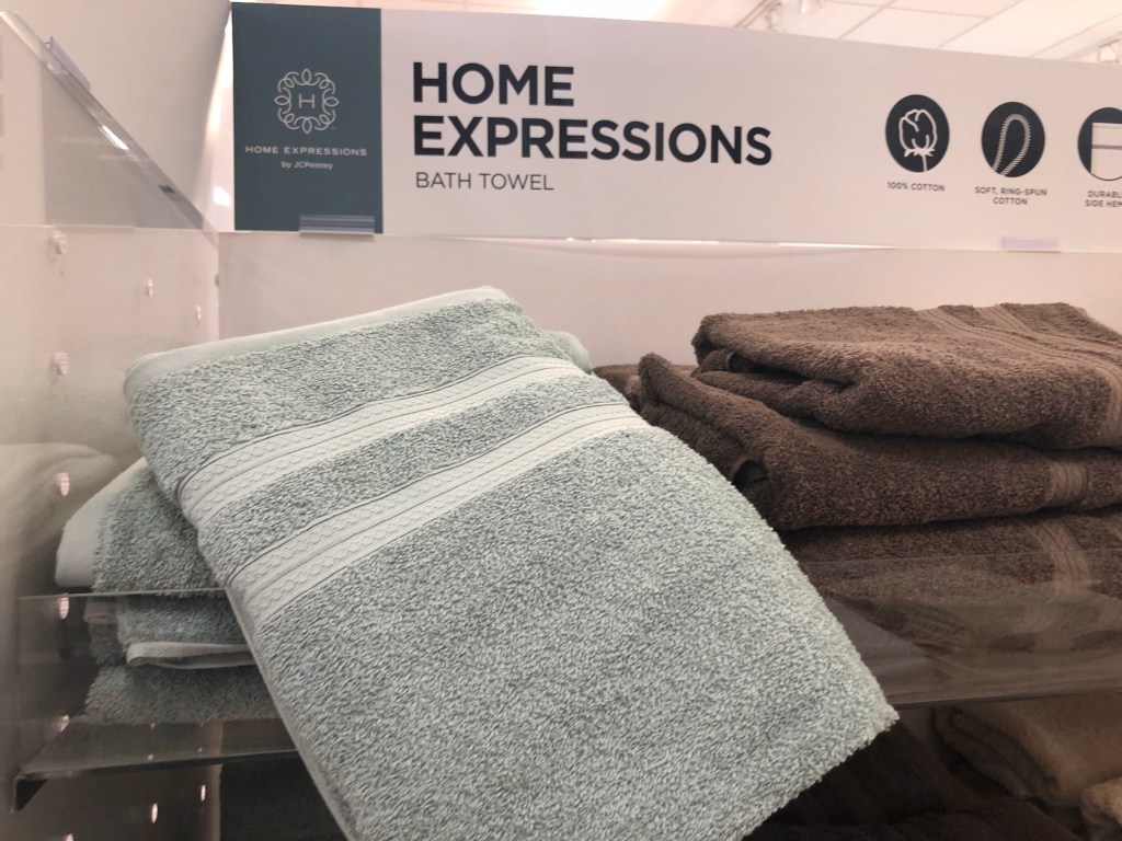 Home Expressions مناشف الحمام على الرف