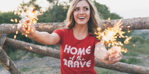 Patriotic Tee AND Stars & Stripes Trucker Hat Just $19.95 Shipped for BOTH ($36 Value)