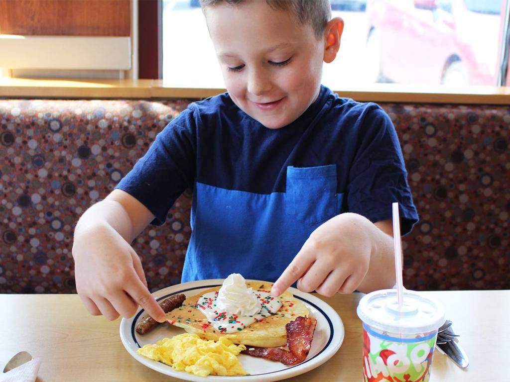 IHOP refeição infantil