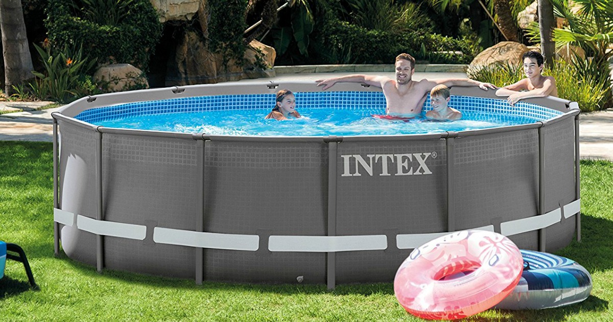 Intex Round Ultra Frame Pool Only $199.99 Shipped (Includes Cover ...