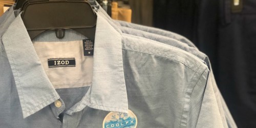 Kohl’s: IZOD Men’s Moisture Wicking Button Down Shirt Only $12.75 (Regularly $50)