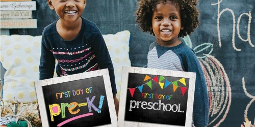 First & Last Day School Signs Complete Set Only $13.98 Shipped (Includes Preschool-College)