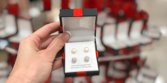 JCPenney: Freshwater Pearl Earrings AND Sterling Silver Earrings ONLY $10 for BOTH (Regularly $50)