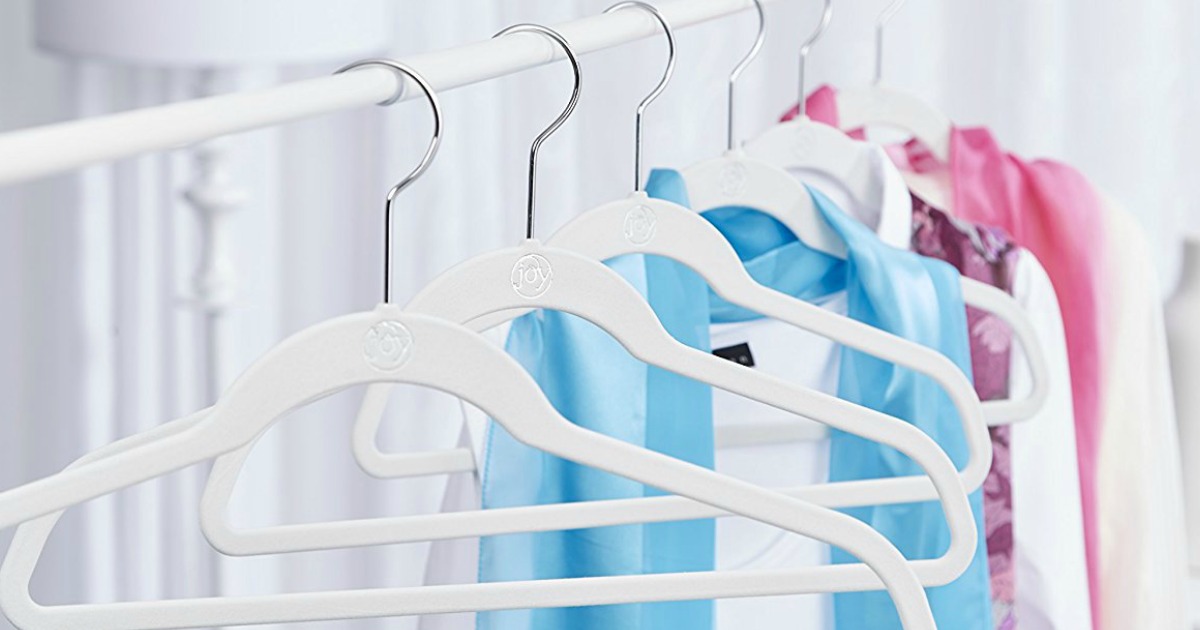 Joy Mangano Huggable Hangers Plastic Clothing Hanger (Teal) at