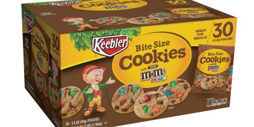 Sam’s Club: Keebler M&M Cookies 30 Count Pouches Only $4.76 Shipped (Just 16¢ Each)
