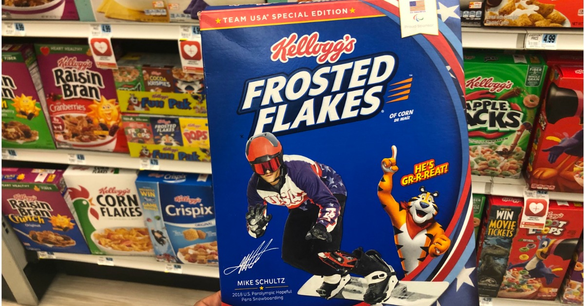 New $1/2 Kellogg's Frosted Flakes Coupon = Only $1.25 Per Box After ...