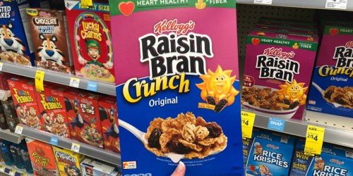 Kellogg’s Cereals Just $1.40 Per Box at Walgreens (Raisin Bran, Frosted Flakes & More)