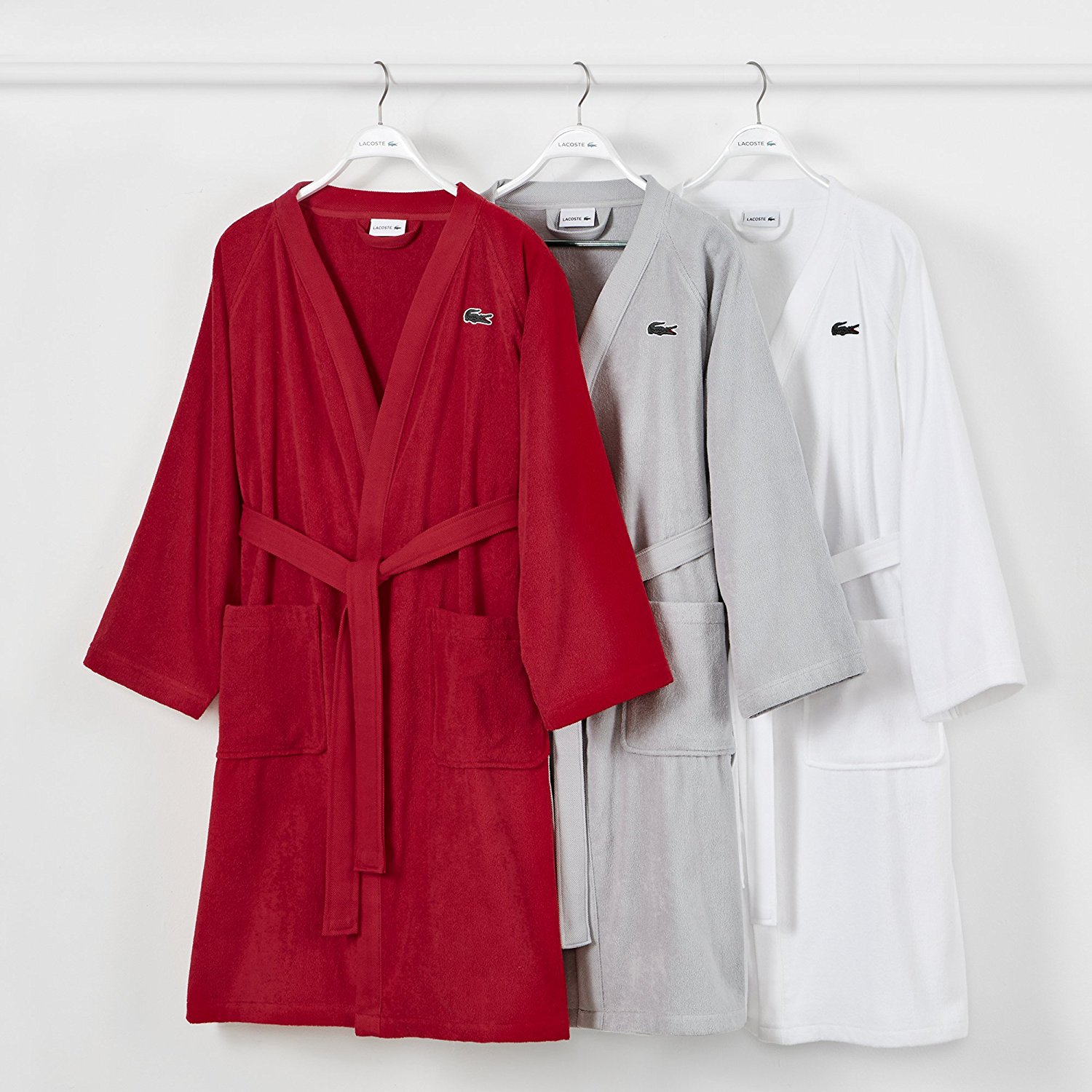 Lacoste Home Pique Bath Robe Just 42.99 (Regularly 100)