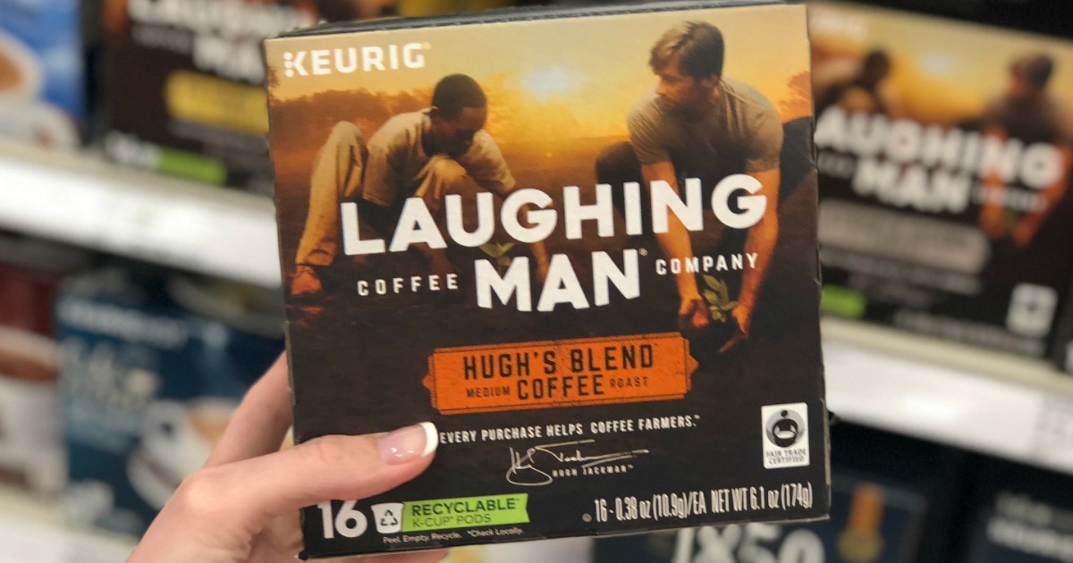 laughing man coffee k-cups