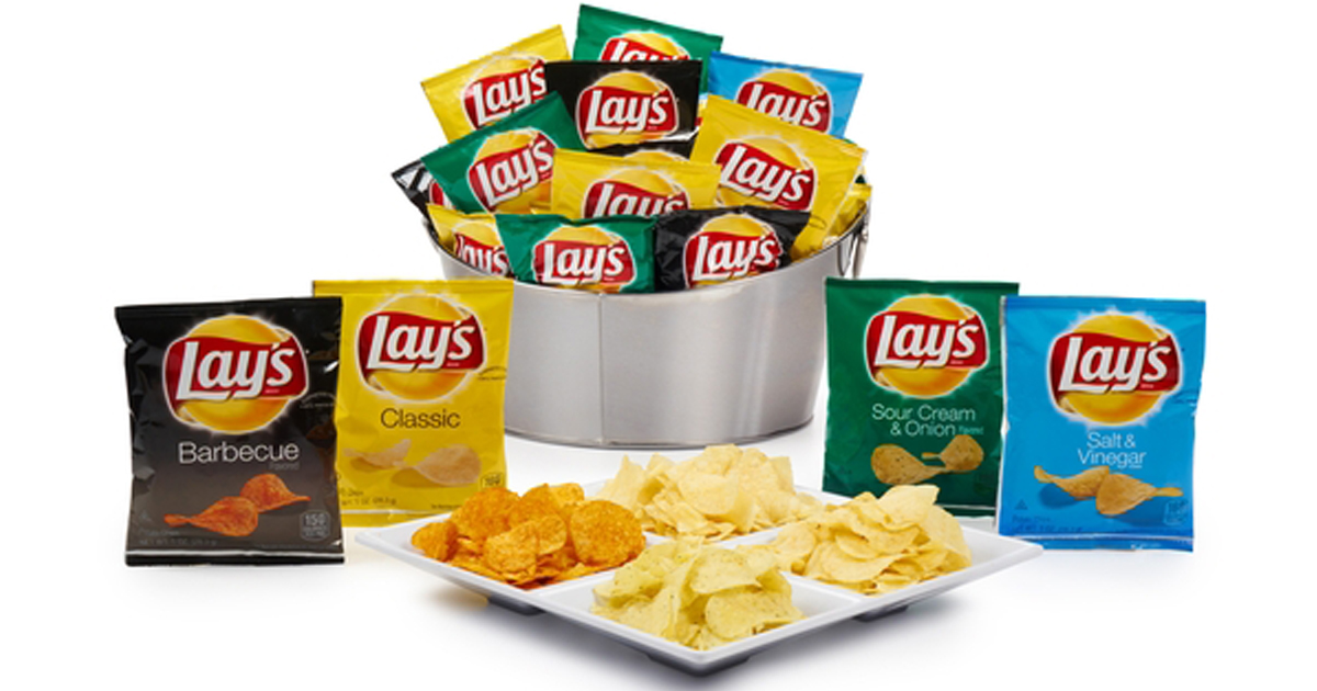 Lay's Potato Chips 40-Bag Variety Pack Only $10.79 (Just 27¢ Per Bag)