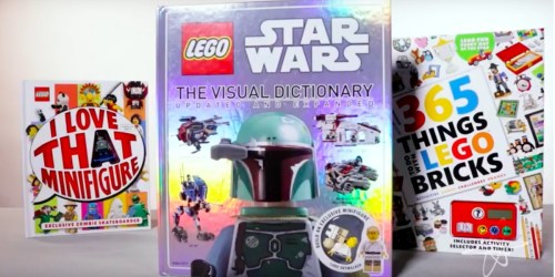 Three LEGO Books AND Two Collector Figures ONLY $24 Shipped