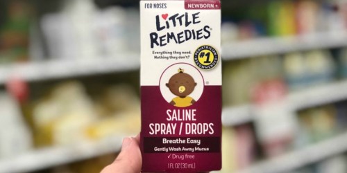 High Value $1.50/1 Little Remedies Coupon = Saline Drops Only 7¢ After Rewards at CVS