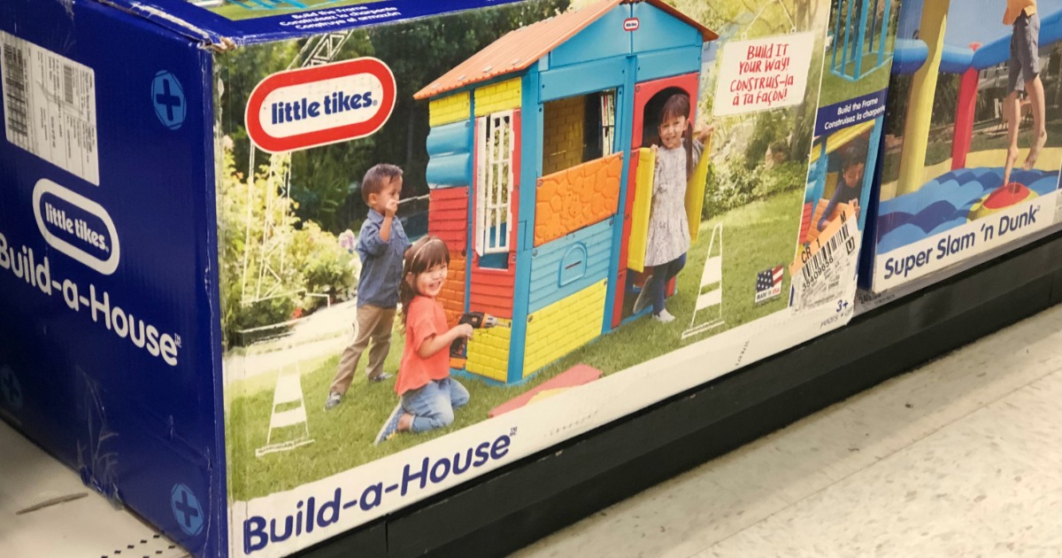 little tikes build house