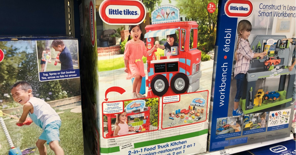 little tikes 2 in one food truck