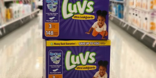 Luvs Ginormous Box Diapers as Low as $14.48 Shipped (as Low as 6¢ Per Diaper)