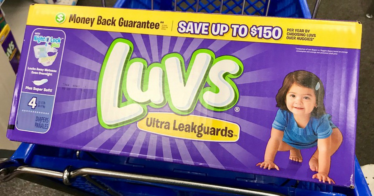 Amazon Family Luvs Diapers as Low as 14.48 Shipped (Only 6¢ Per Diaper)