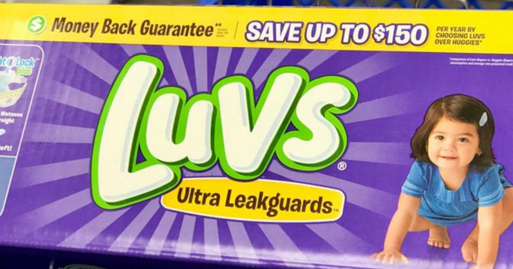 box of luvs diapers