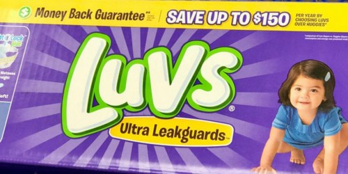 GINORMOUS Boxes Of Luvs Diapers Only $20.98 Shipped at Sam’s Club (as low as 8¢ Per Diaper)