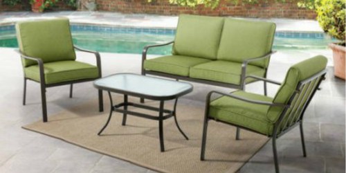 Mainstays 4-Piece Patio Conversation Set Only $199 Shipped (Regularly $269) + More