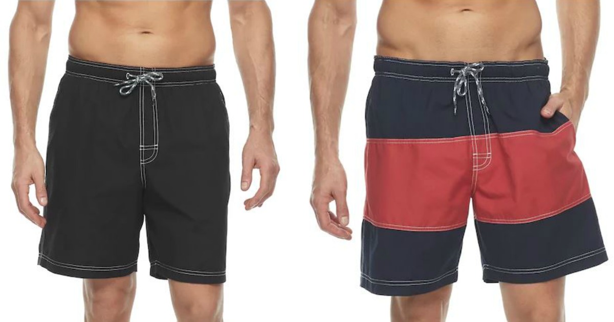 Kohl's Cardholder Deal Men's Croft & Barrow Swim Trunks Only 8.39