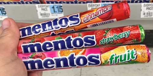 Rite Aid: Mentos Chewy Mint Rolls Only 33¢ Each After Cash Back