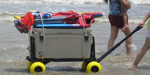 Mighty Max Beach Cart w/ All-Terrain Wheels Only $109.99 + Free Shipping w/ Prime