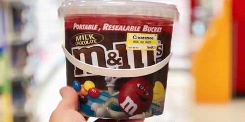 Target: 50% Off M&Ms Candies 32.5oz Buckets (Resealable & Portable)