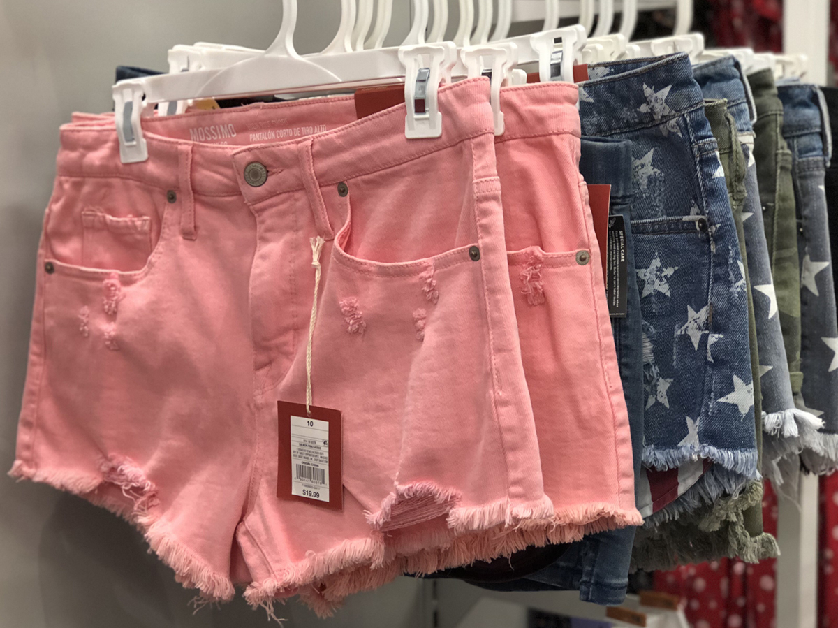 mossimo denim shorts