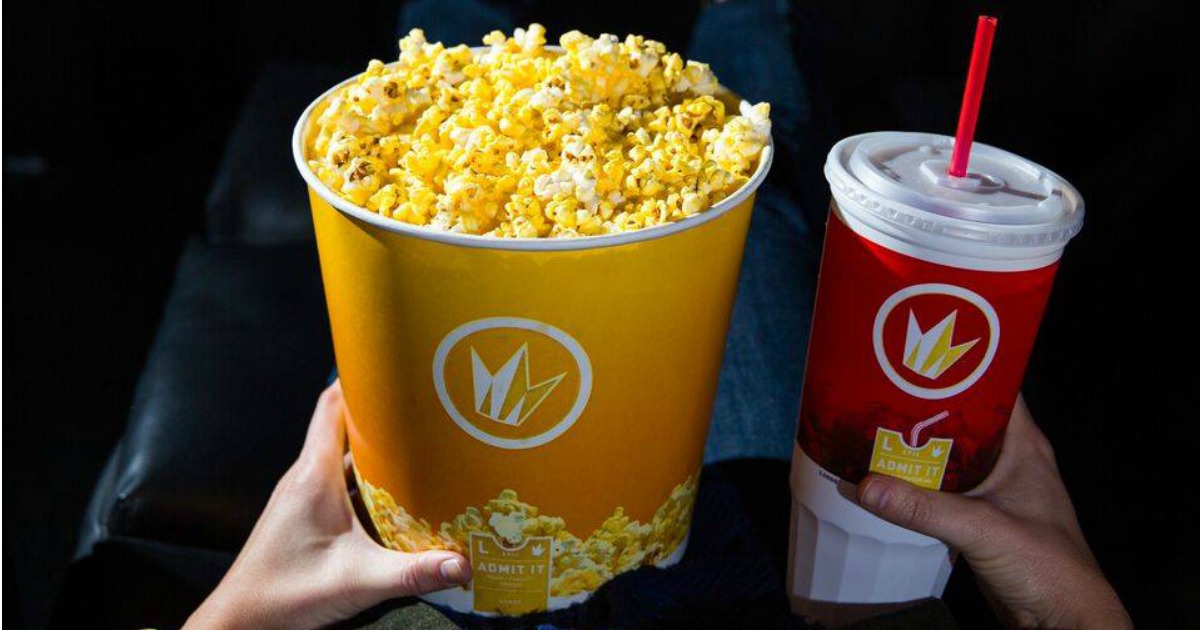 Stores, restaurants, hotels, and other places that offer senior discounts – movie theater regal popcorn and drink