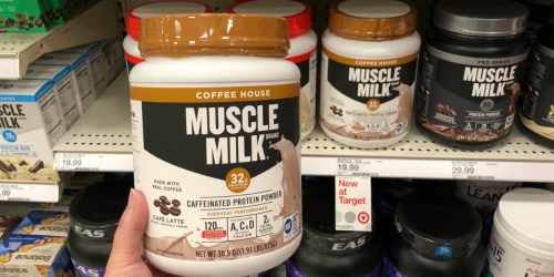 Muscle Milk Protein Powder Just $13.99 (Regularly $20) at Target – Just Use Your Phone